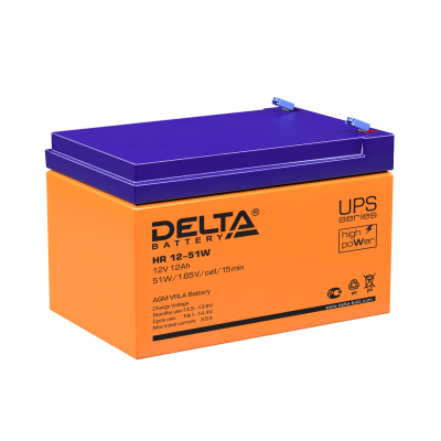 Аккумуляторная батарея Delta HR 12-51 W