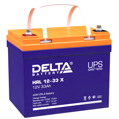 Аккумуляторная батарея Delta HRL 12-33 X