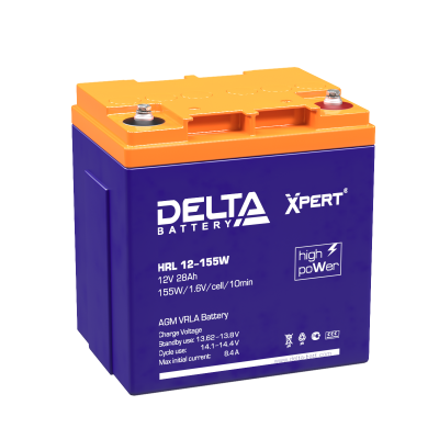 Аккумуляторная батарея Delta HRL12-155W (26Ah)