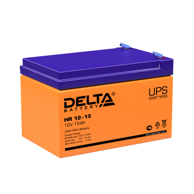Аккумуляторная батарея Delta HR 12-15
